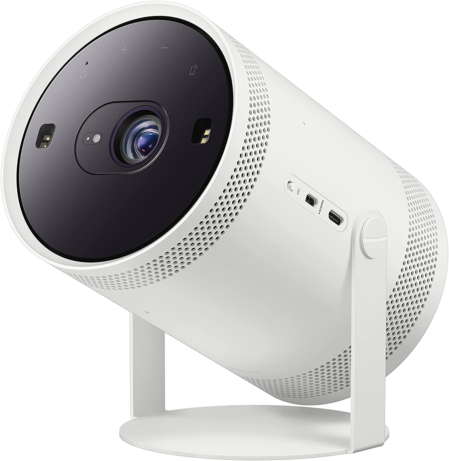 SAMSUNG 30”- 100” The Freestyle FHD HDR Smart Portable Projector for Indoor and Outdoor Home Theater Big Screen Experience with Premium 360 Sound with Alexa Built-In (SP-LSP3BLAXZA, 2022 Model)